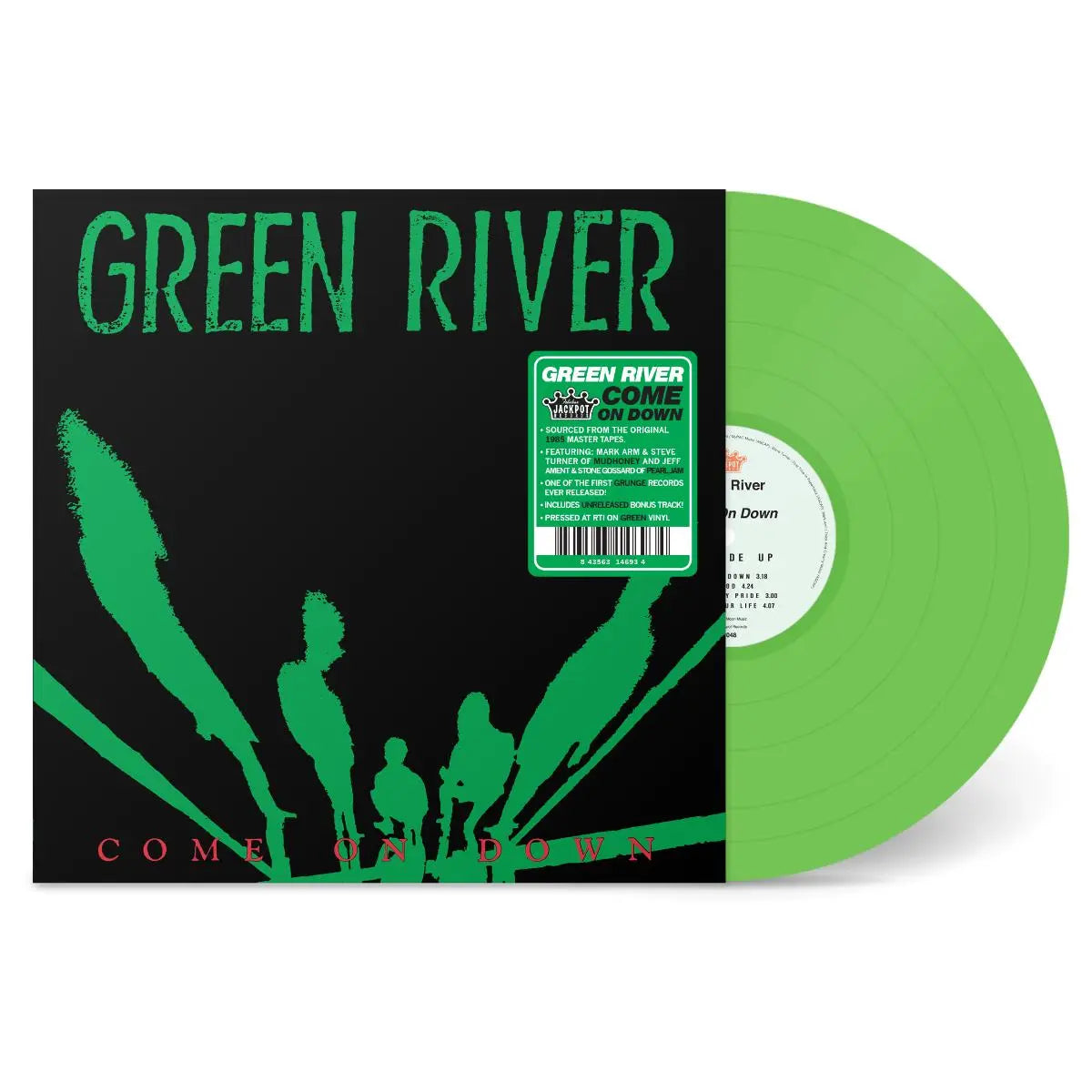 Green River – Come On Down - Green Vinyl - LP W/ Bonus Track