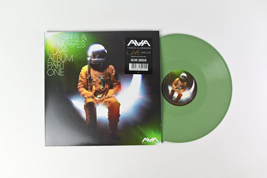 Angels & Airwaves - Love, Pt. 1 - Indie Exclusive Olive Green Vinyl - 2XLP (Out of Print)  (Sealed w/Hype Sticker)