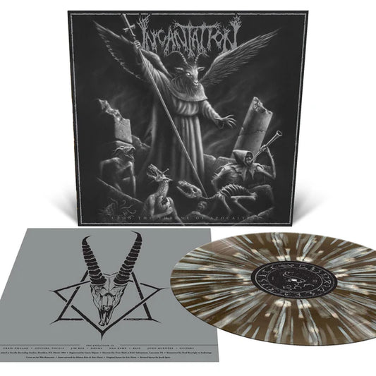 Incantation - Upon the Throne of Apocalypse -  Black Ice Splatter  - LP