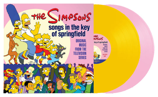 The Simpsons - Songs In The Key Of Springfield - Pink N Yellow Vinyl - 2XLP