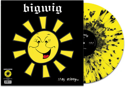 Bigwig – Stay Asleep - Yellow n Black Splatter - LP
