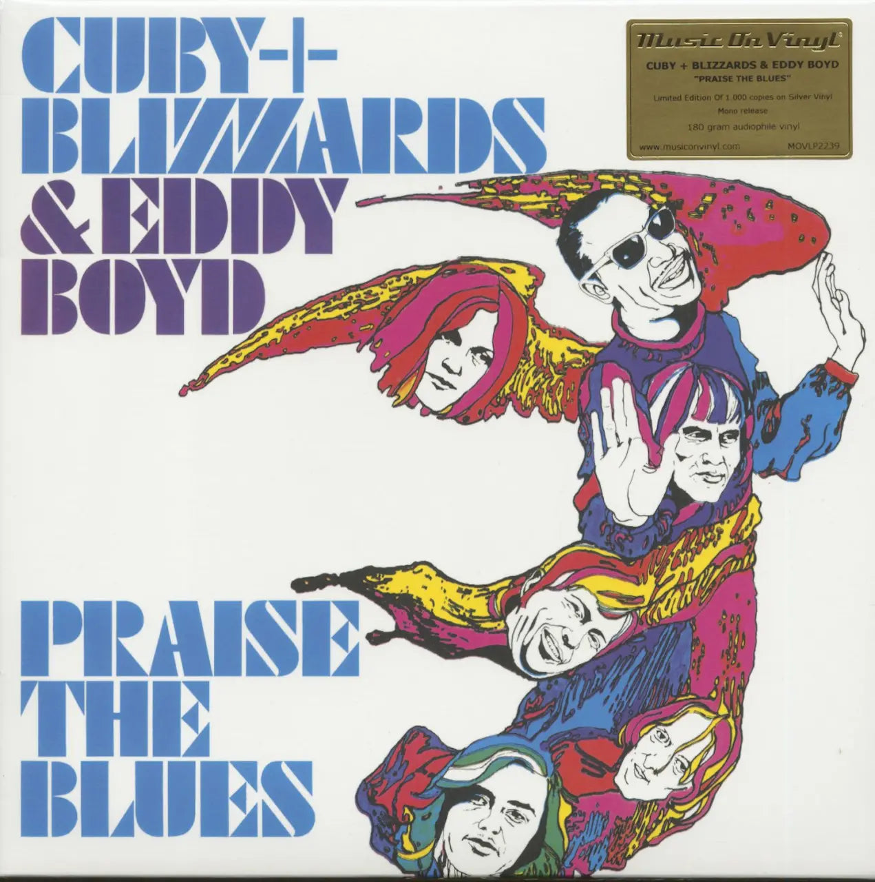 Cuby + Blizzards & Eddy Boyd*‎– Praise The Blues - 180 Gram Silver Vinyl - LP