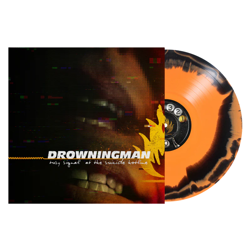 Drowningman – Busy Signal At The Suicide Hotline - Black n Orange - LP