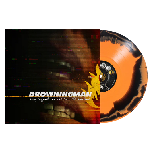 Drowningman – Busy Signal At The Suicide Hotline - Black n Orange - LP