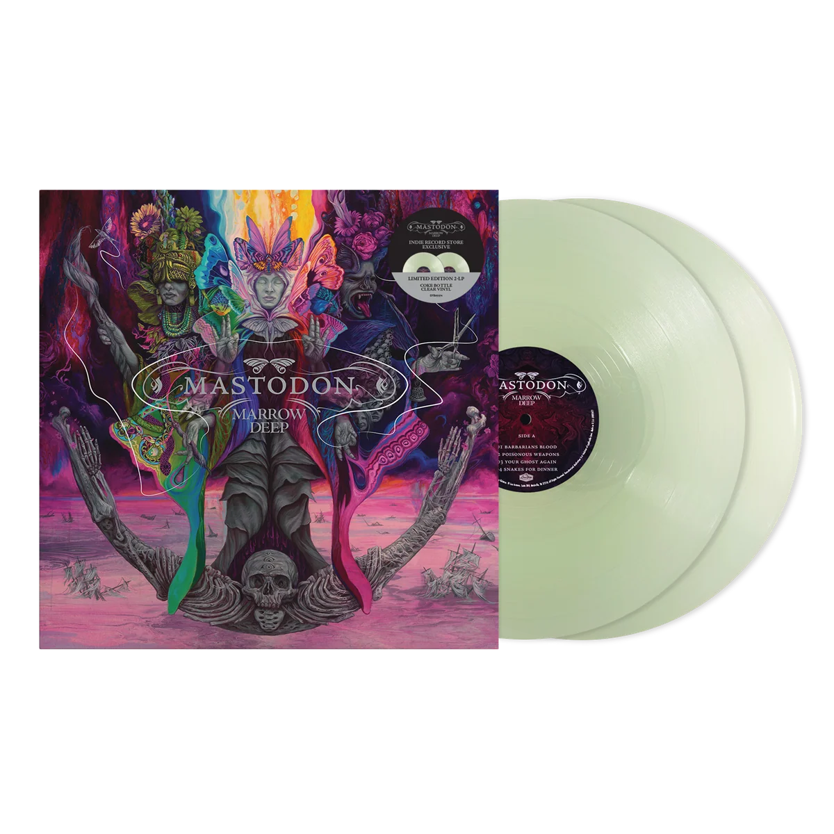 Mastodon - Marrow Deep - Indie Exclusive Coke Bottle Clear - 2XLP