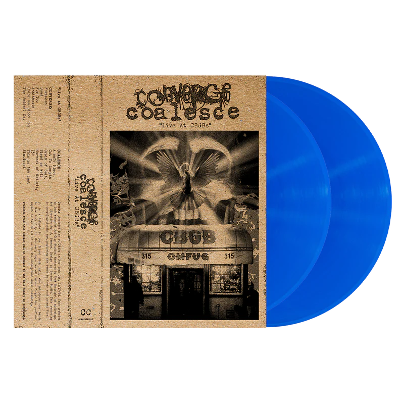 Converge & Coalesce "Live at CBGBs  - Blue Vinyl - 2XLP