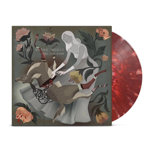 Hot Water Music - Feel The Void  - Ruby W/ Pearl Splatter -  (Limited to 250)  LP