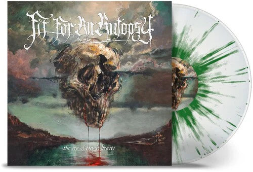Fit for an Autopsy - Sea of Tragic Beasts - White Green Splatter - LP