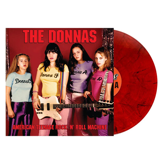 The Donnas - American Teenage Rock 'n' Roll Machine - Fire Orange with Black Swirl - LP