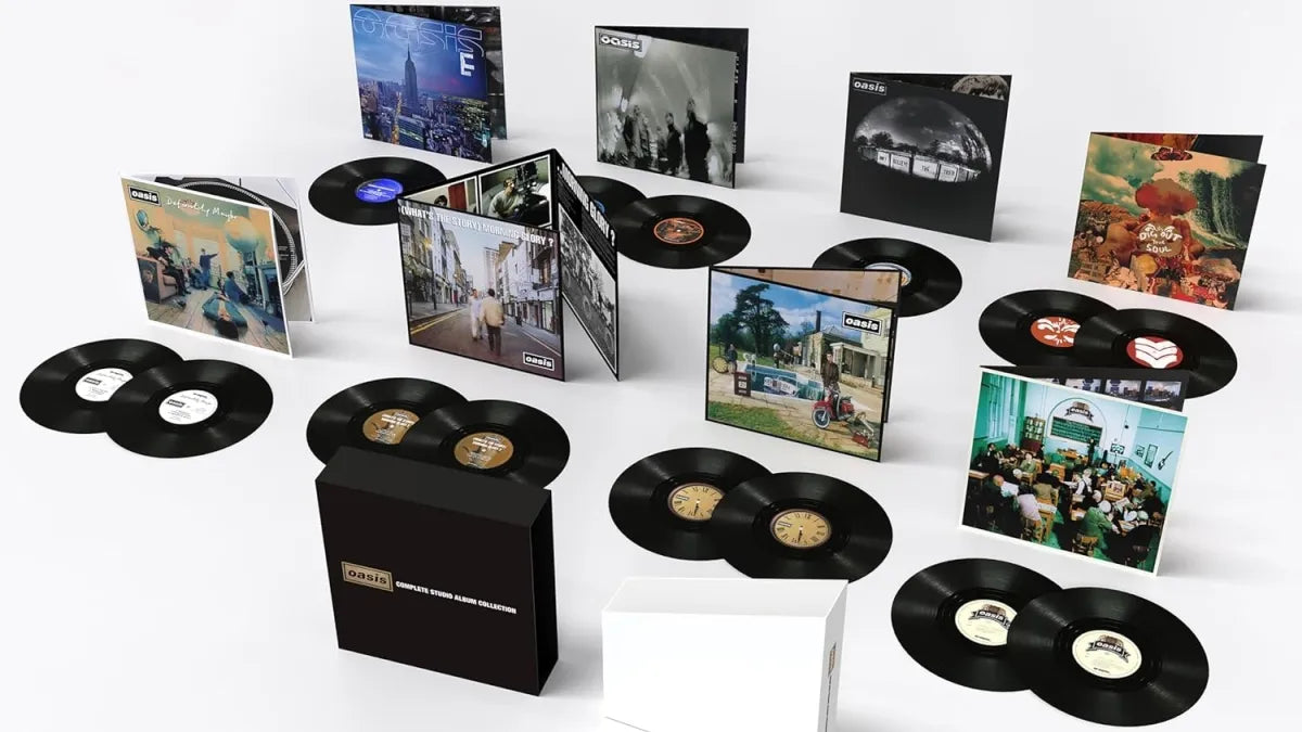 Oasis – Complete Studio Album Collection - 14LP – Sky Valley Records Oasis – Complete Studio Album Collection - 14LP – Sky Valley Records