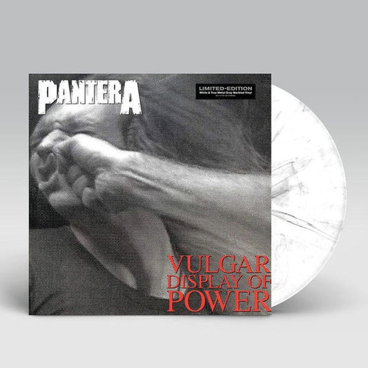 Pantera - Vulgar Display of Power - Gray & White Marbled - LP
