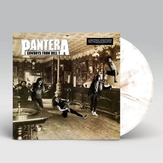 Pantera - Cowboys from Hell - Brown & White Marbled - LP