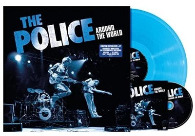 Police  - Around the World -  Transparent Blue Vinyl - LP + DVD
