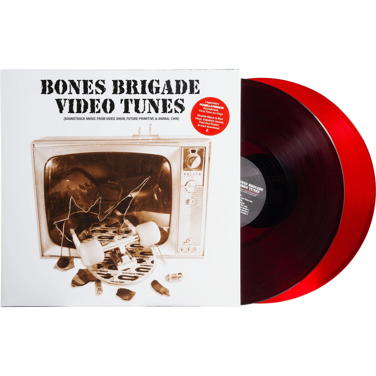 Bones Brigade Video Tunes - Soundtrack - Red + Black Vinyl - 2XLP